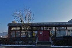 Gebäude mit Glasfront